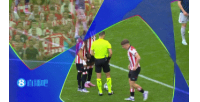 早早染黄，赖斯铲倒豪雷吉萨尔，第7分钟吃到黄牌