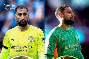 更宽松！多纳鲁马身穿球迷版门将球衣出战阿森纳vs曼城比赛