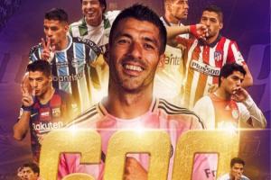 里程碑！苏亚雷斯打入职业生涯第600球，代表巴萨198球利物浦82球