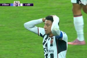 林皇仰天长叹！林加德最后时刻踢飞失良机，怒吼+抱头难以置信