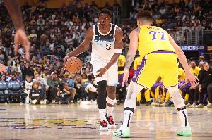 湖人VS森林狼首发：里夫斯、东契奇、八村塁、文森特、艾顿