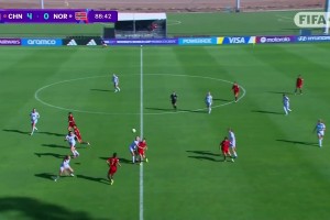 降维打击👍️！U17中国女足5-0挪威，方珍珠破门梅开二度