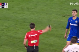 【集锦】西甲-姆巴佩制胜维尼修斯替补造两红 皇马1-0九人赫塔费