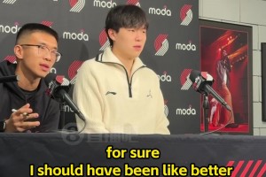 被隔扣！杨瀚森：我的防守站位选择还不够好！需要总结自己的不足