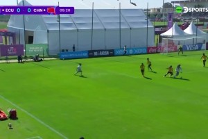 让厄瓜多尔解说惊呼大叫！周欣怡超级世界波破门，U17中国女足1-0