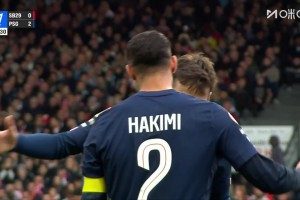 【集锦】法甲-阿什拉夫双响杜埃破门 巴黎3-0布雷斯特