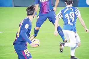 🤩苏牙这脚兜射真的太帅了！看过这球的，应该都是老萨迷了吧！